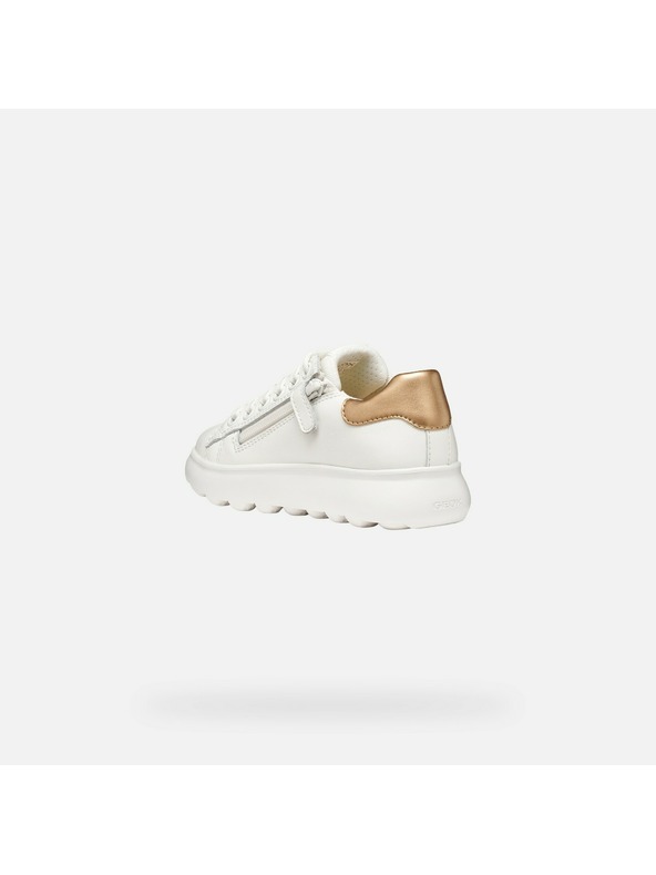 Geox Бели маратонки Geox Puffypop за момичета