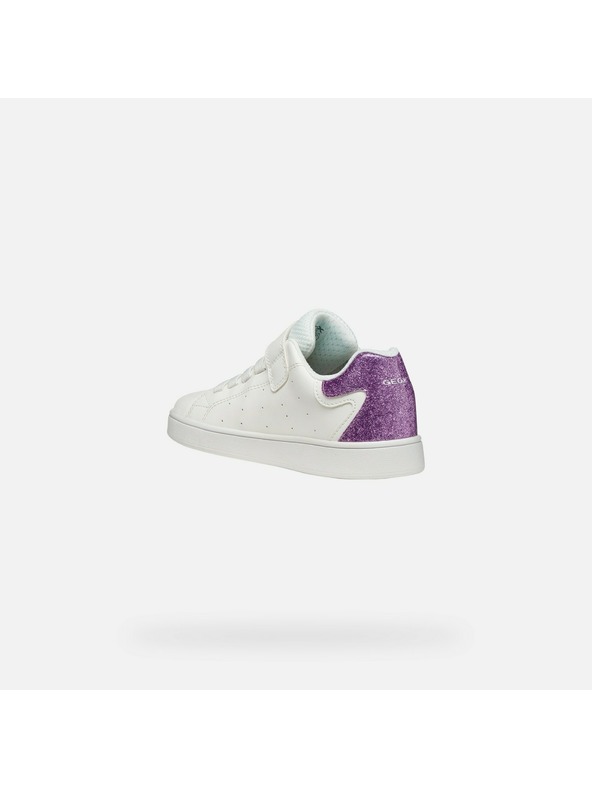 Geox Бели маратонки Geox Eclyper за момичета