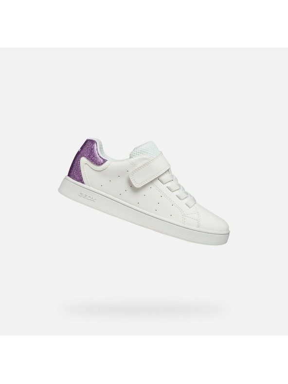 Geox Бели маратонки Geox Eclyper за момичета