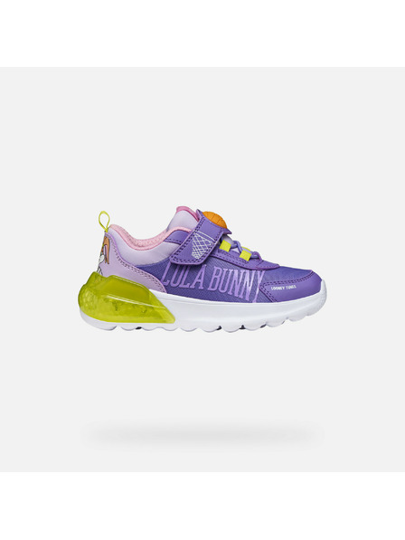 Geox Лилави светещи детски обувки Geox Activart Illuminus