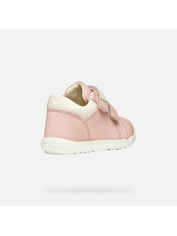 Geox Светлорозови детски обувки за първи стъпки Geox Macchia