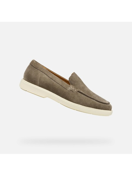 Geox Сиви мъжки мокасини Geox Spherica EC17