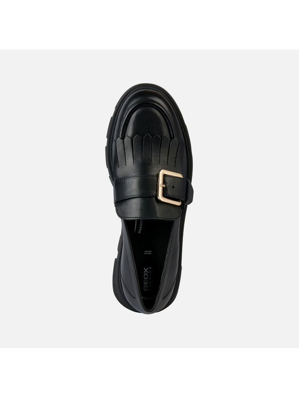 Geox Черни дамски мокасини Geox Vilde