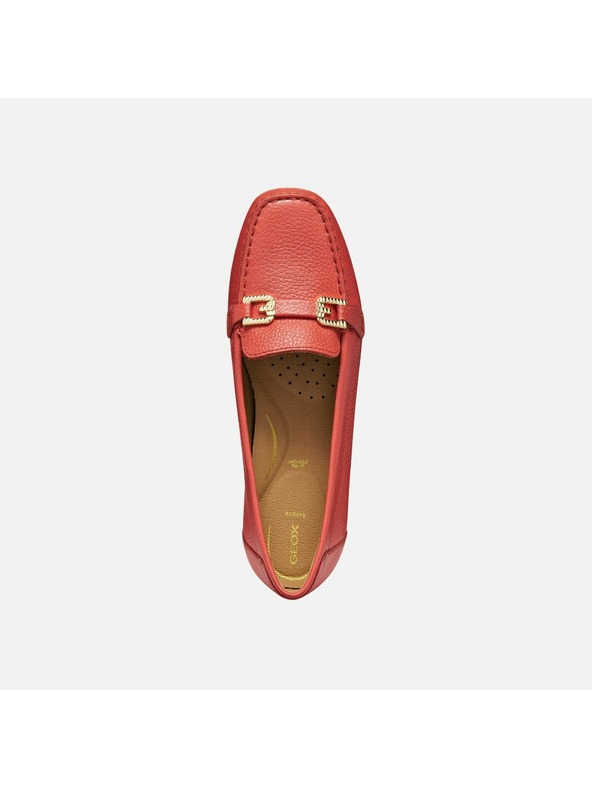 Geox Червени дамски мокасини Geox Annytah Moc