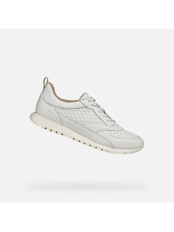 Geox Кремави дамски маратонки Geox Sukie 2.0