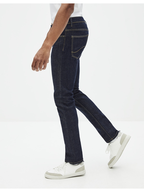 Celio Тъмносини дънки с права кройка Celio Row C15