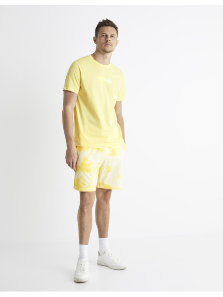 Celio Жълти къси панталони с батик Celio Botache