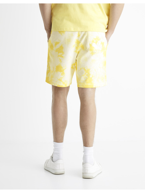 Celio Жълти къси панталони с батик Celio Botache