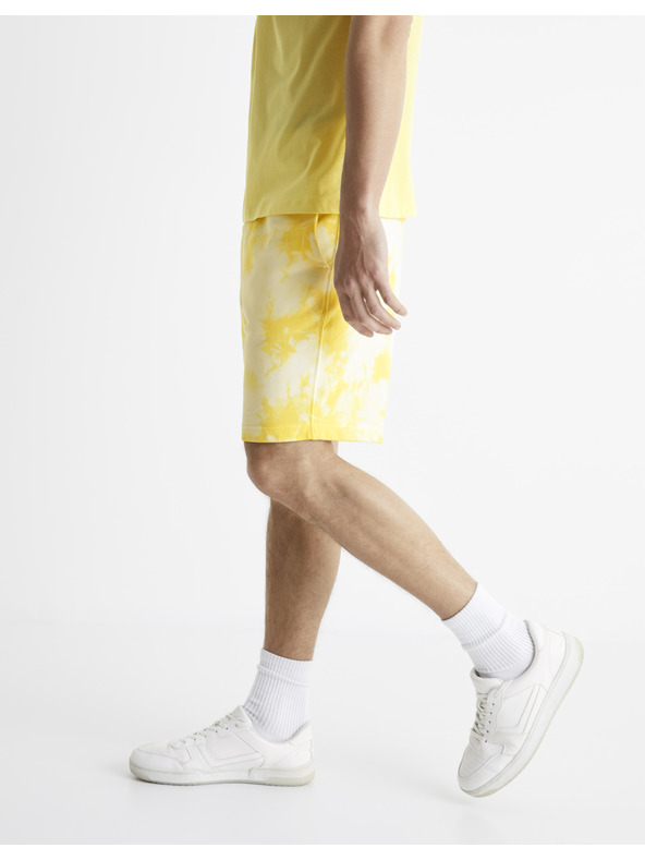 Celio Жълти къси панталони с батик Celio Botache