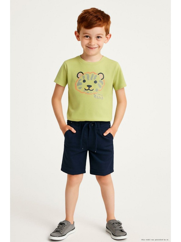 ALPINE PRO Тъмносини детски шорти ALPINE PRO TEBIO