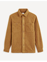 Celio Кафява мъжка блуза Celio Dafleece