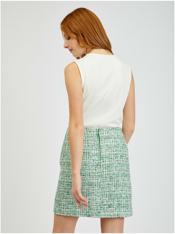 Orsay Зелена дамска пола от туид ORSAY