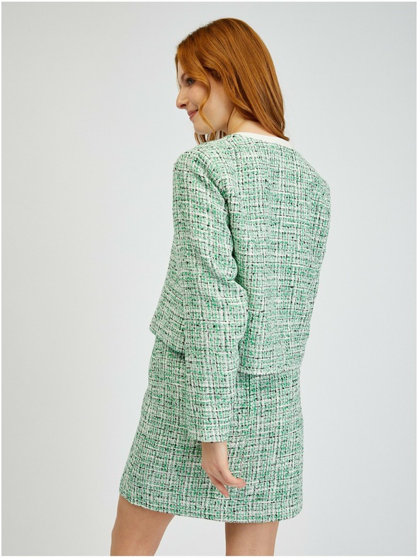 Orsay Зелено дамско яке с шарка ORSAY