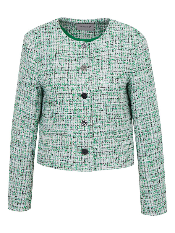 Orsay Зелено дамско яке с шарка ORSAY