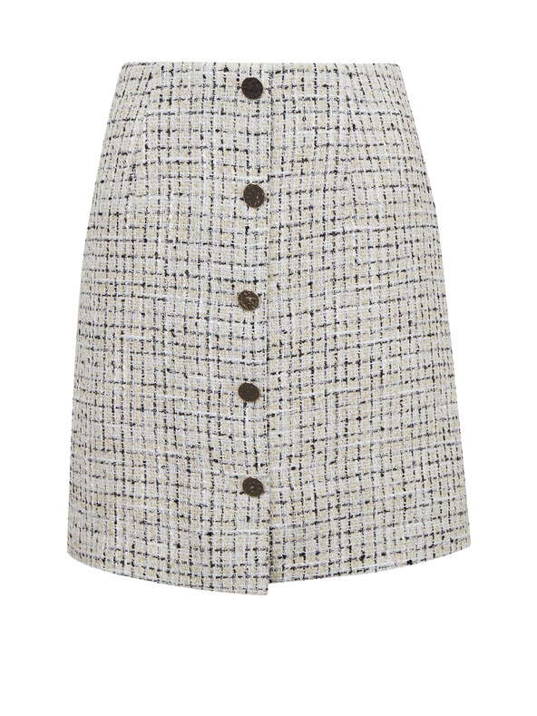 Orsay Бежова дамска пола от туид ORSAY