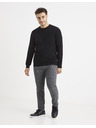 Celio Черен мъжки основен пуловер Celio