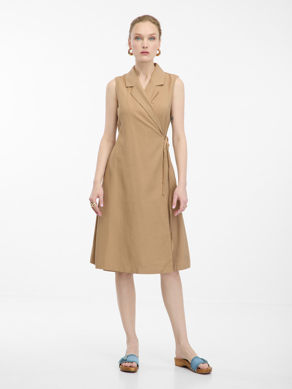 Orsay Светлокафява дамска рокля ORSAY