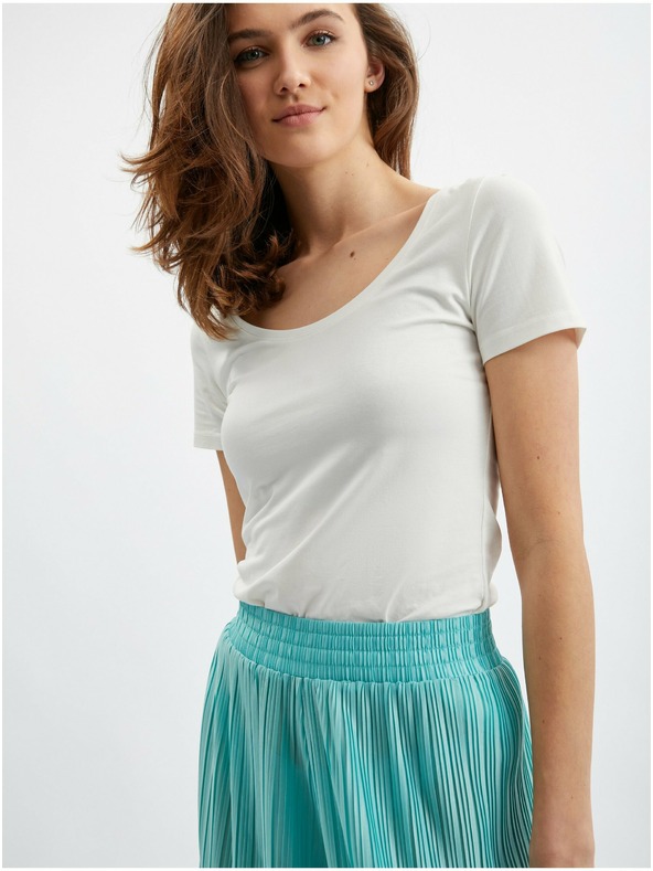 Orsay Тюркоазен дамски широк панталон ORSAY