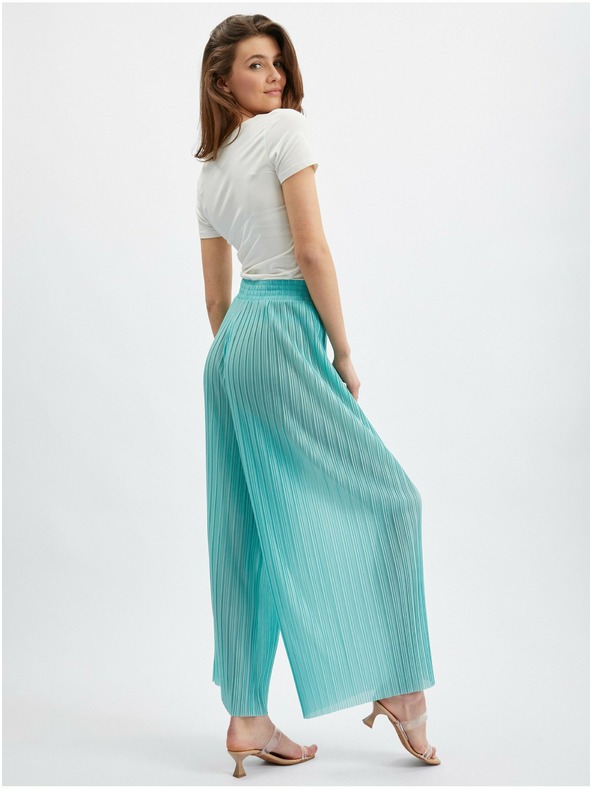 Orsay Тюркоазен дамски широк панталон ORSAY