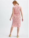 Orsay Розова дамска рокля с десен ORSAY