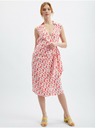 Orsay Розова дамска рокля с десен ORSAY
