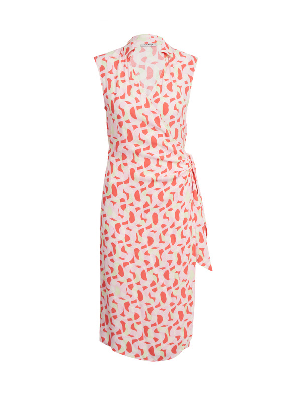 Orsay Розова дамска рокля с десен ORSAY