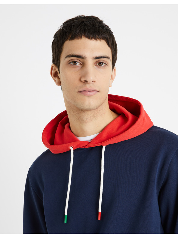 Celio Червено и синьо мъжки суитчър Celio Demultico