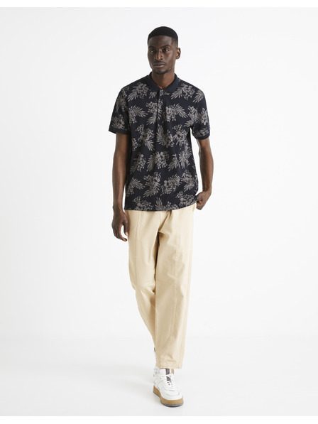 Celio Кремави мъжки панталони с къси крачоли Celio Dorust