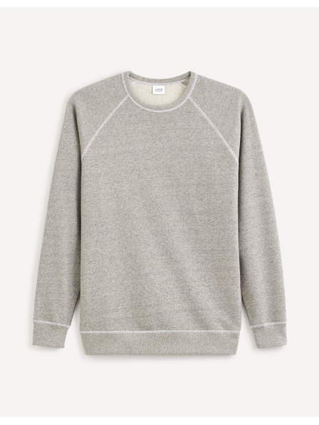 Celio Светло сив мъжки суитшърт Celio Degood