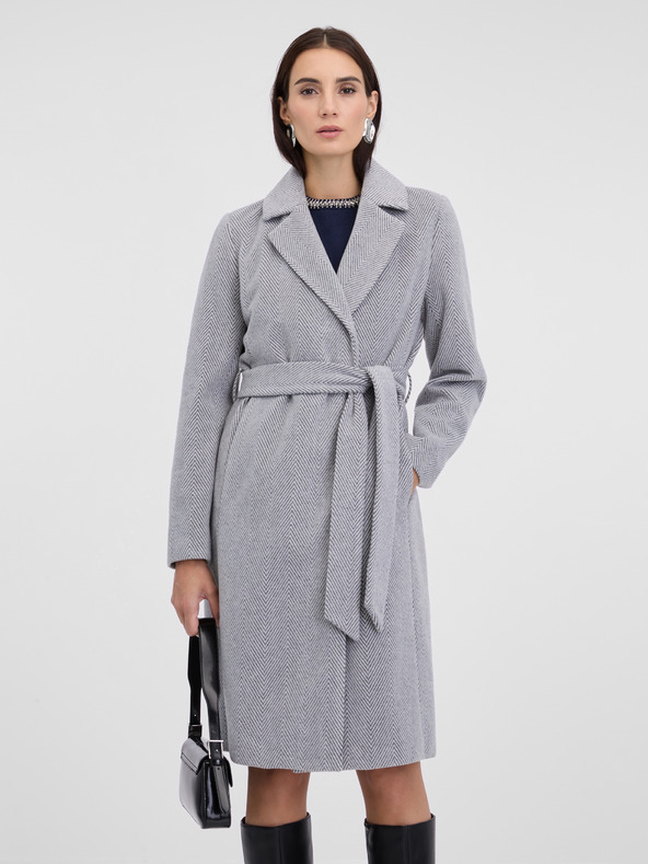 Orsay Сиво дамско зимно палто ORSAY