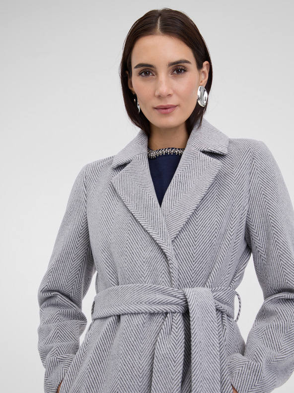 Orsay Сиво дамско зимно палто ORSAY