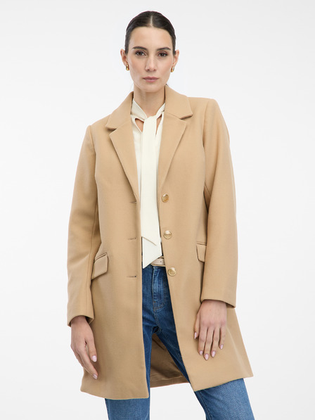 Orsay Светлокафяво дамско палто ORSAY