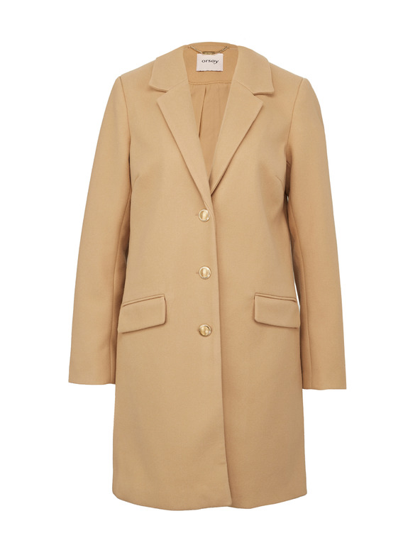 Orsay Светлокафяво дамско палто ORSAY
