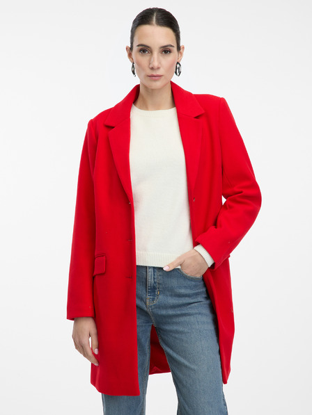 Orsay Червено дамско палто ORSAY