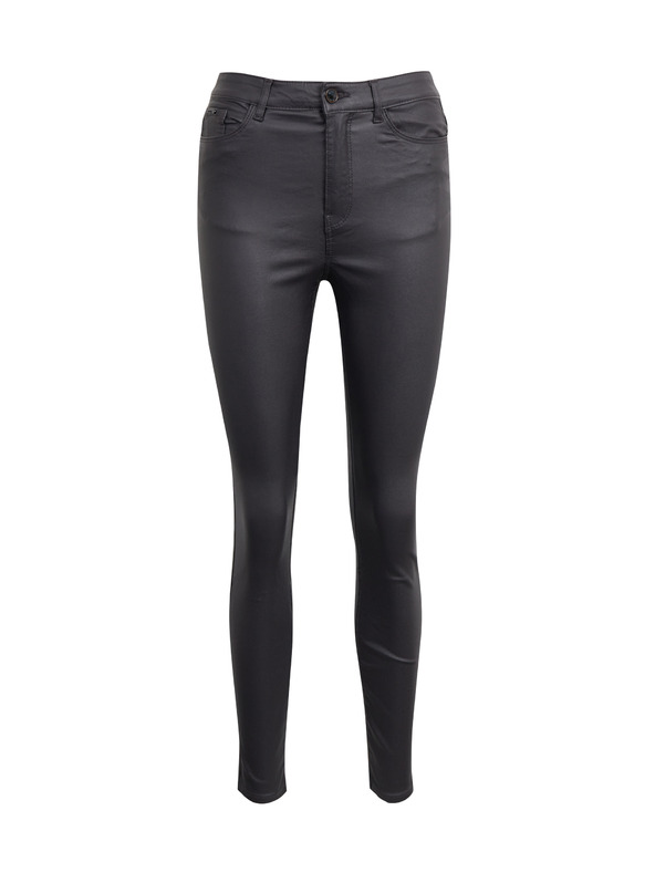 Orsay Сив дамски панталон от изкуствена кожа ORSAY