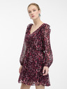 Orsay Винена дамска рокля с десен ORSAY