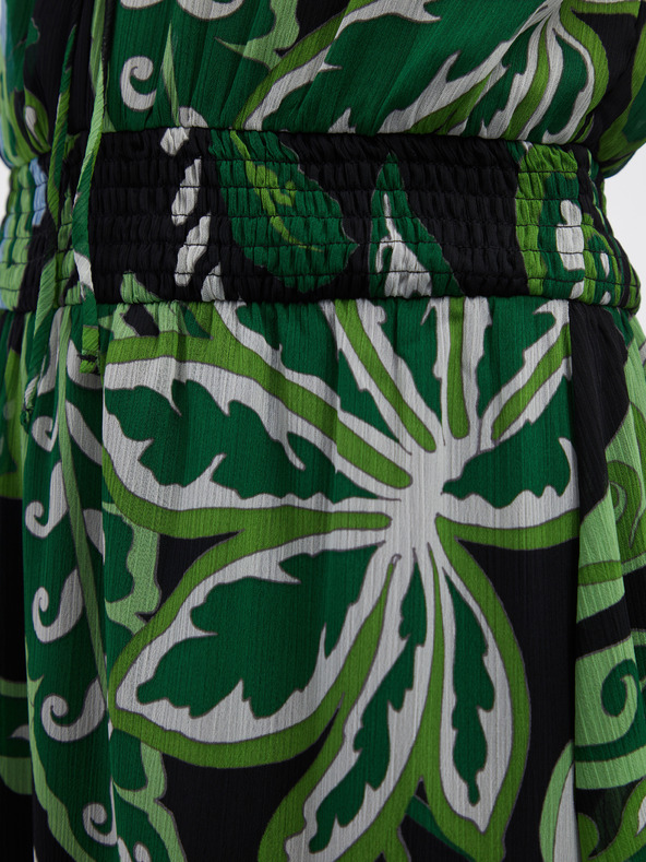 Orsay Зелена дамска рокля на цветя ORSAY