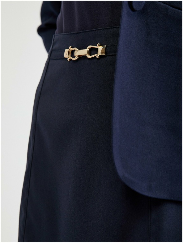 Orsay Тъмносиня дамска пола ORSAY