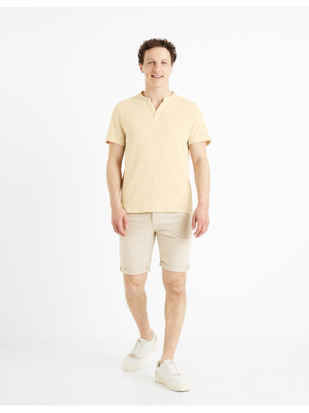 Celio Бежови мъжки къси панталони Celio Mohitobm