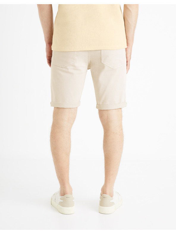 Celio Бежови мъжки къси панталони Celio Mohitobm