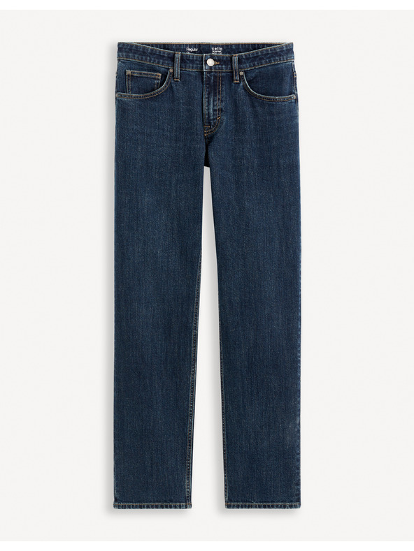Celio Тъмно сини мъжки дънки с редовна кройка Celio Fostones