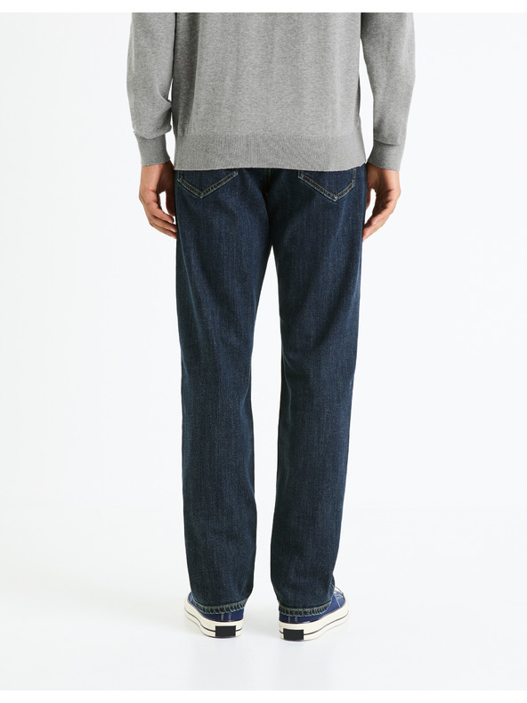 Celio Тъмно сини мъжки дънки с редовна кройка Celio Fostones