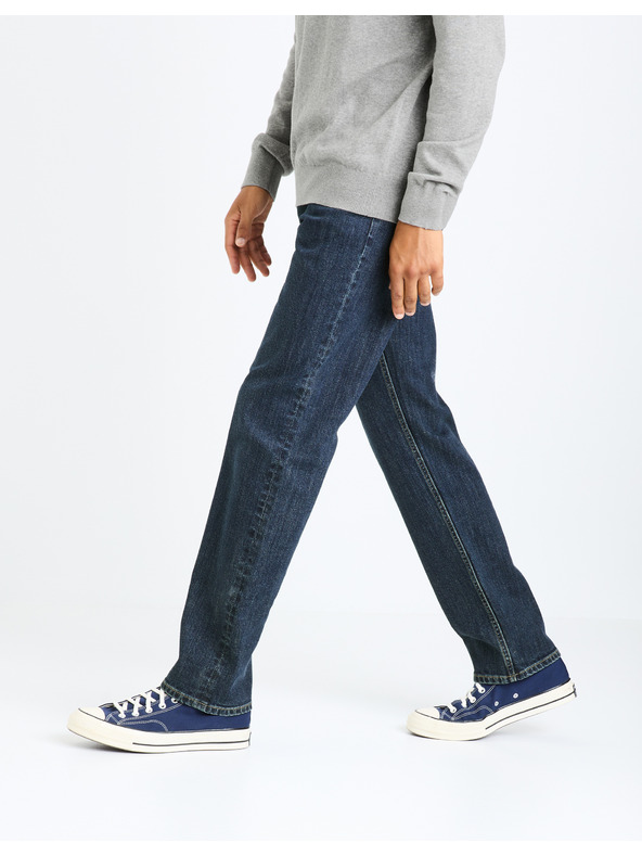 Celio Тъмно сини мъжки дънки с редовна кройка Celio Fostones