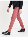 Celio Мъжки панталони чино в цвят бордо Celio Tocharles