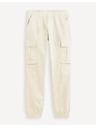 Celio Кремав мъжки товарен панталон Celio Docar