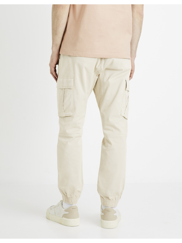 Celio Кремав мъжки товарен панталон Celio Docar