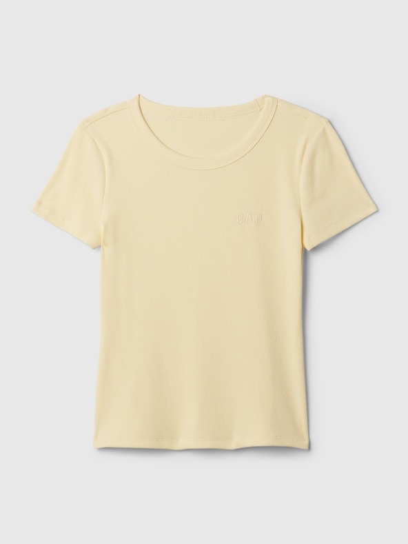 GAP Ребрести тениска с лого GAP