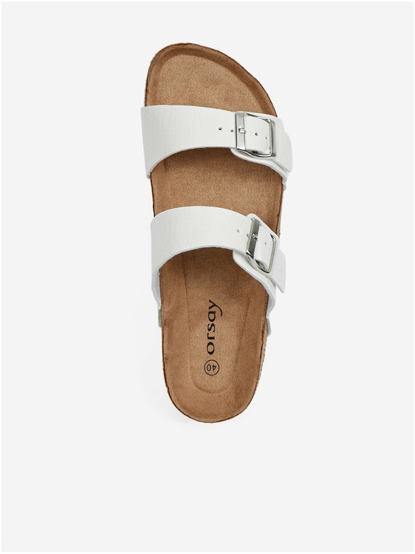 Orsay Бели дамски чехли ORSAY