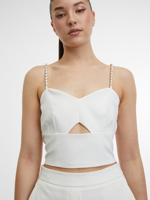 Orsay Кремав дамски топ ORSAY