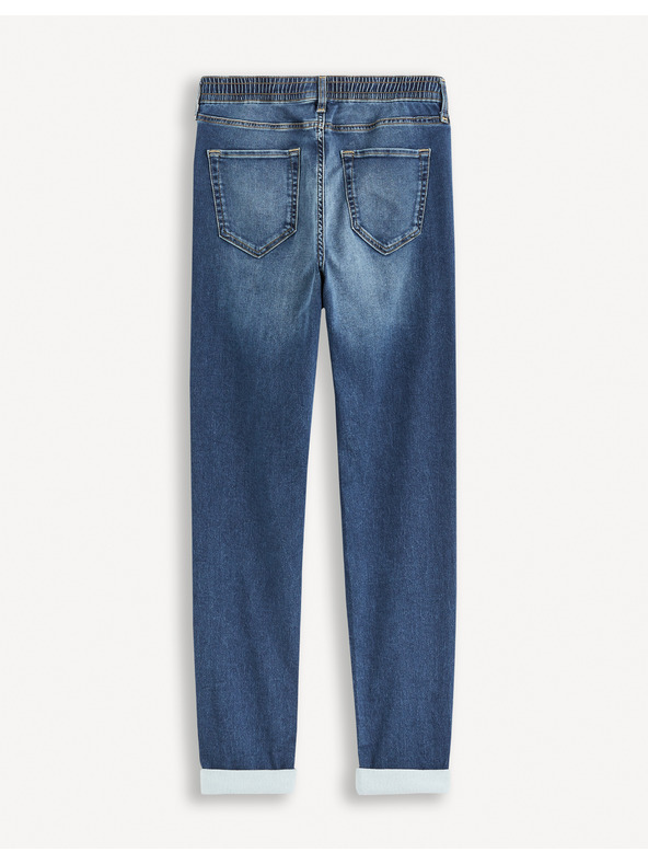 Celio Сини мъжки дънки с вталена кройка Celio Gosuper